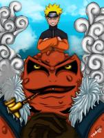 Gamakichi and Naruto...